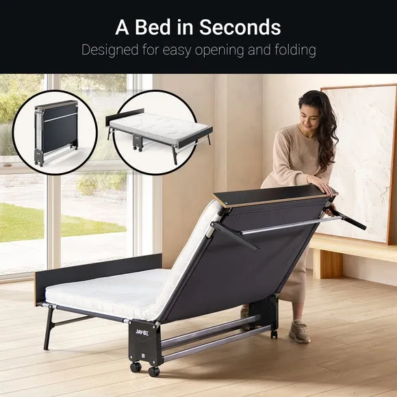 Jay-Be Grand Folding Bed with e-Pocket Tufted Mattress 4