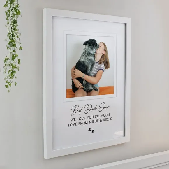 Personalised Pet Photo Framed Print 3
