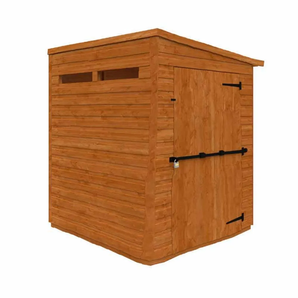 Buttercup Farm 4x4 Flex Pent Security 12mm Flex - L123.8 x W115 x H203 cm in Burnt Orange