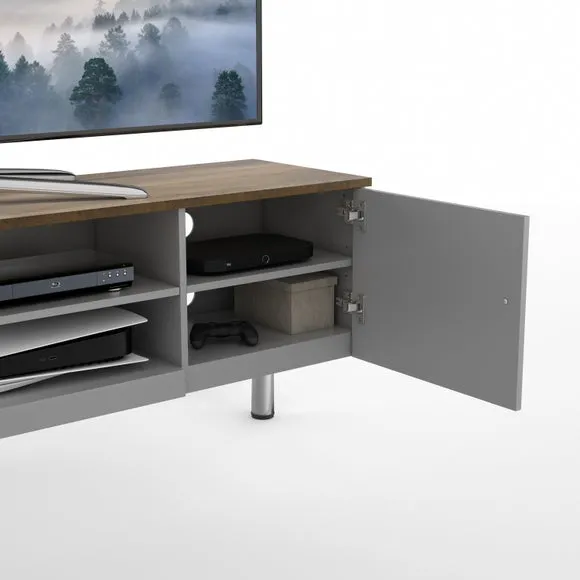 AVF White Sands Extra Wide TV Stand for TVs up to 85” 5