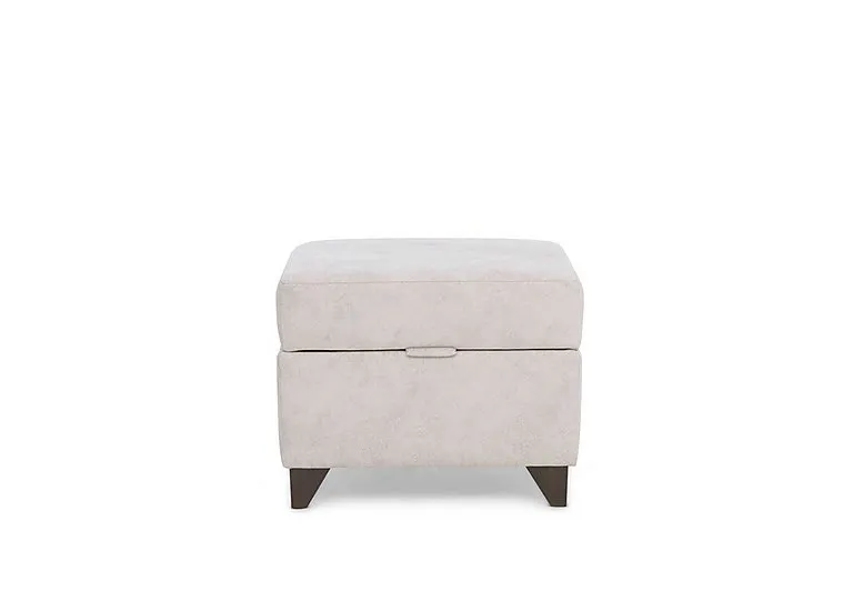 Aura Storage Footstool - Enzo Cream
