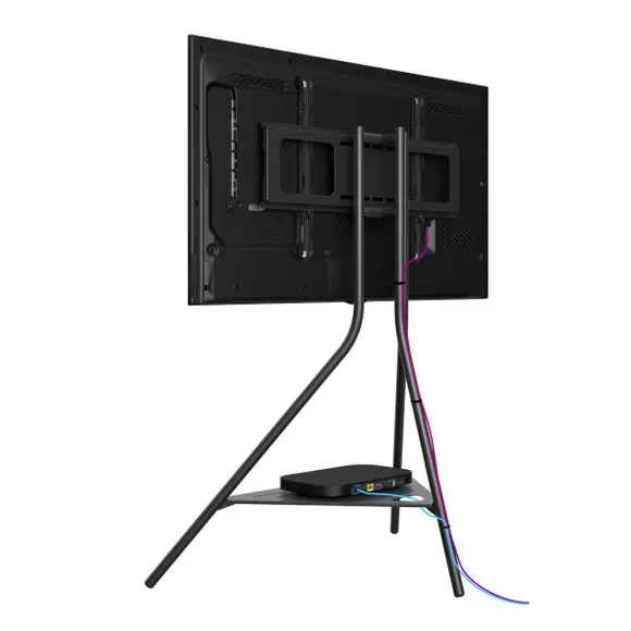 Tiga Black Metal Tripod TV Unit for TVs up to 65" 5