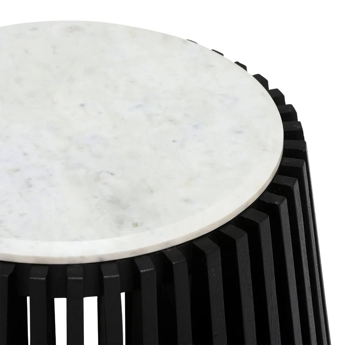 Nero Side Table, White Marble | Barker & Stonehouse 4