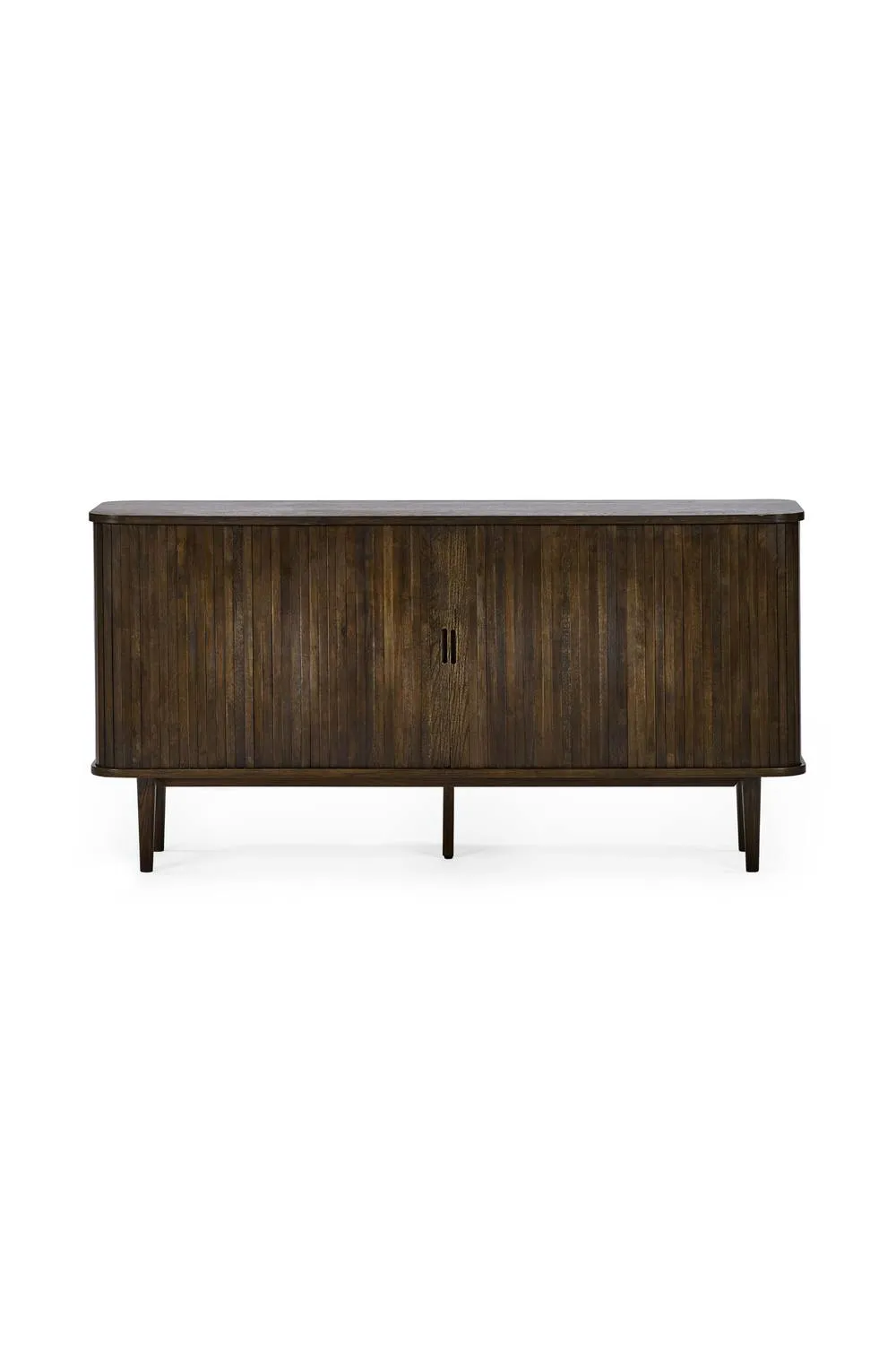 Julian Bowen Arya Wide Sideboard with Sliding Door Storage in Dark Brown 5
