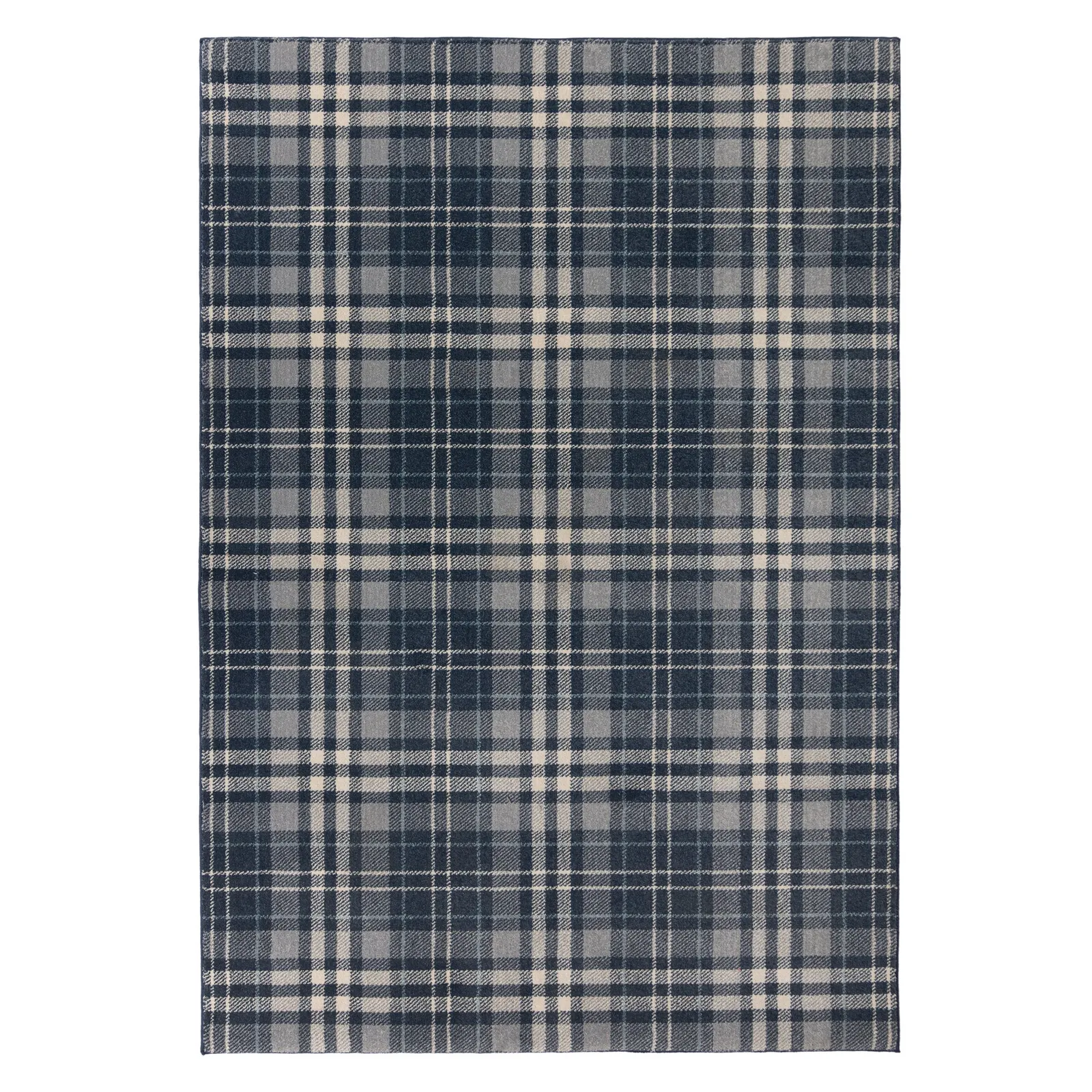 Kilbirnie Rug Blue and White