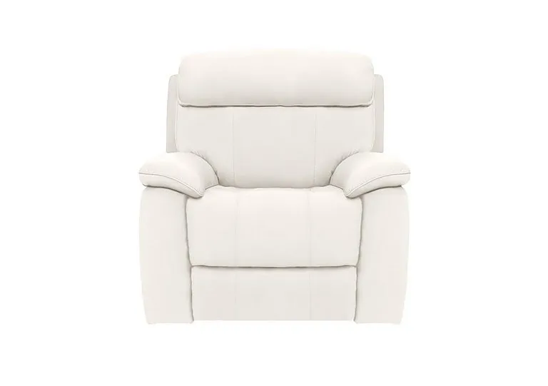 Moreno Leather Armchair - BV Star White