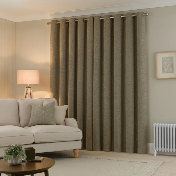 Sorrel Boucle Eyelet Curtains 4