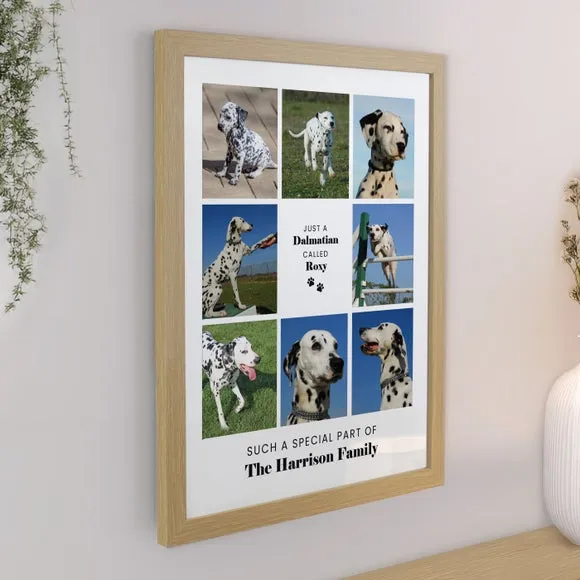 Personalised Pet Multi Photo Framed Print 3