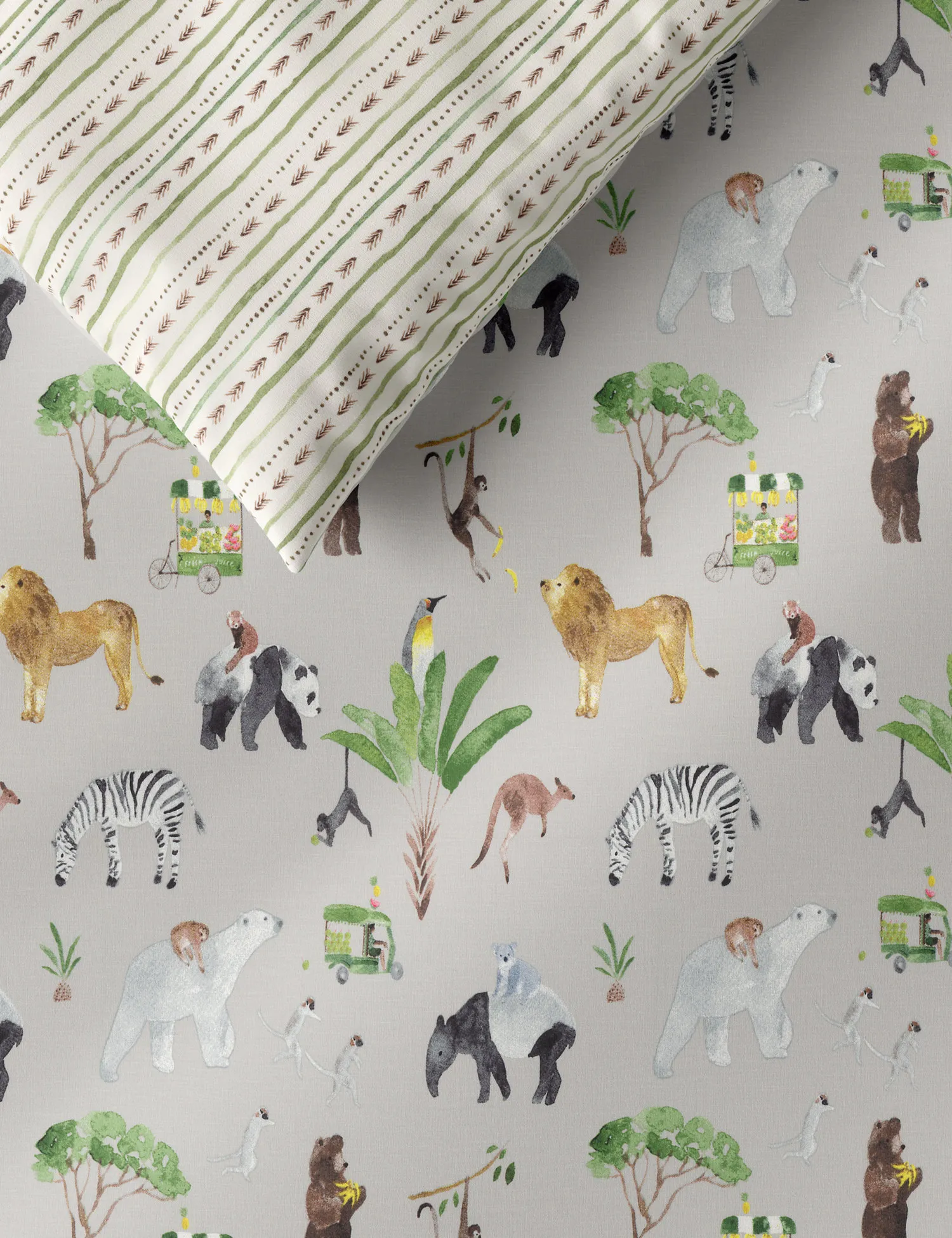 M&S Cotton Rich Animal Bedding Set