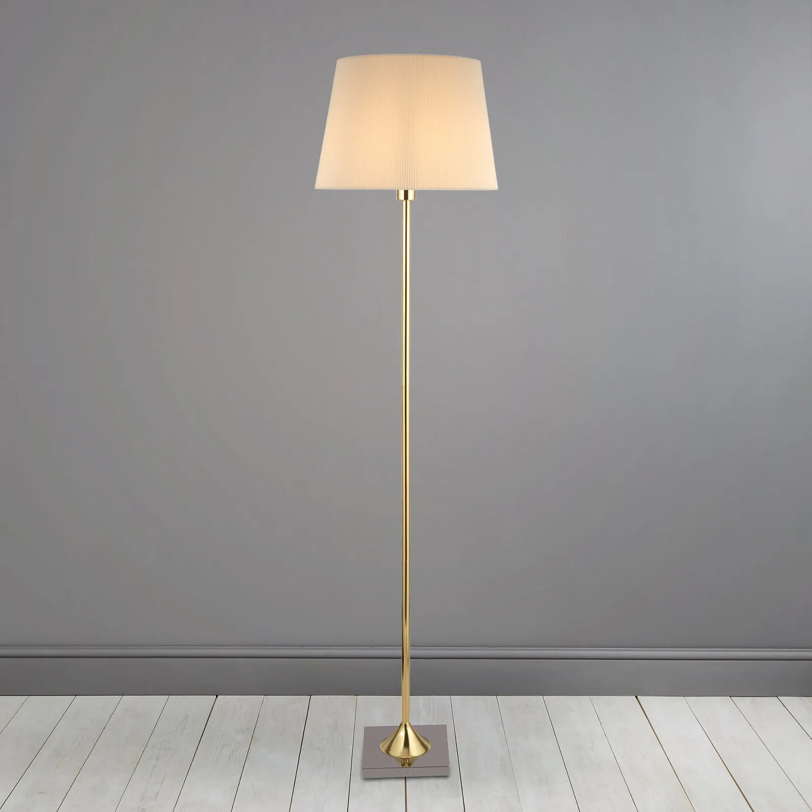 Washington Brushed Gold Floor Lamp Gold