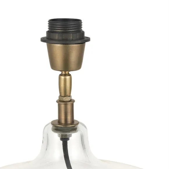 Pacific Lifestyle Corby Glass Table Lamp Base with Henry Cylinder Shade 5