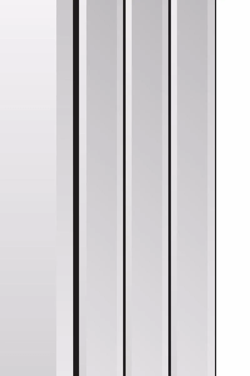 MirrorOutlet Oakley All Glass Triple Edge Bevelled Full Length Mirror 174 x 85 CM in Silver 3