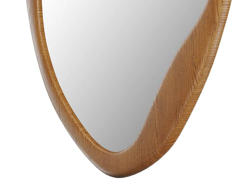 Vente-unique Oval Rubberwood Mirror - L50 X H100 Cm - Natural - FUJIAN in Light Oak 5