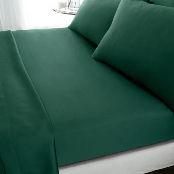Hotel 230 Thread Count 100% Cotton Sateen Fitted Sheet 1