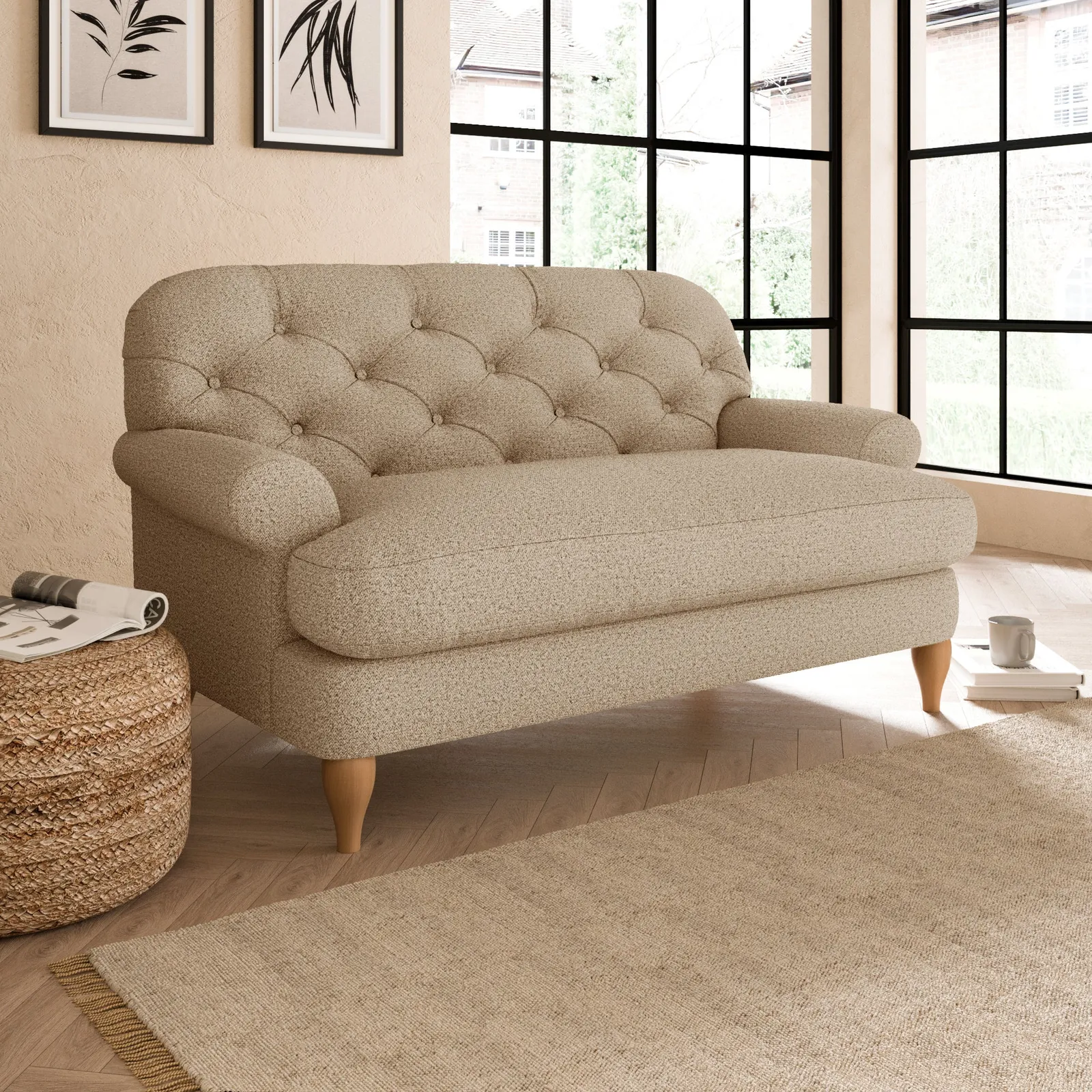Canterbury Cosy Marl Snuggle Chair Cosy Marl Caramel