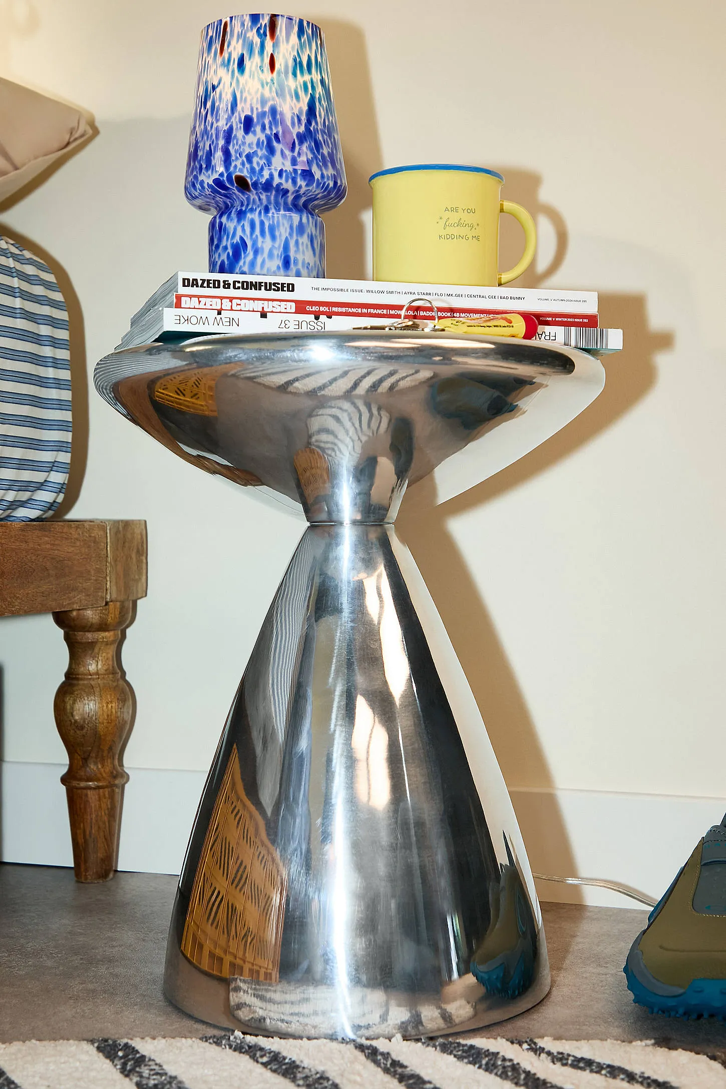 Hudson Side Table - Silver 2