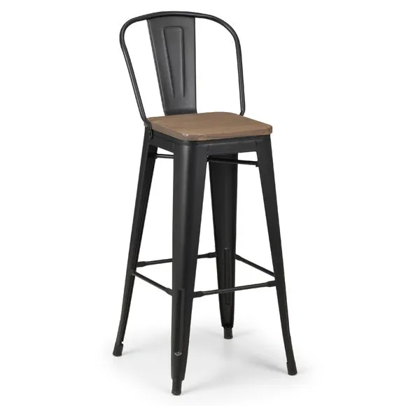 Grafton Set Of 2 Bar Stools, Metal 3