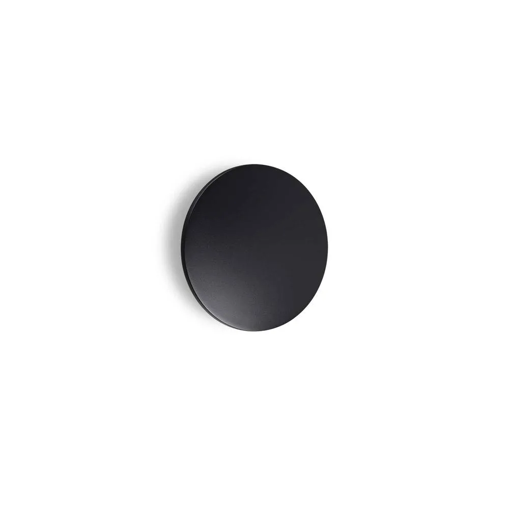 Netlighting Punto Integrated LED Outdoor Flush Wall Lamp Black 1400Lm 3000K IP54