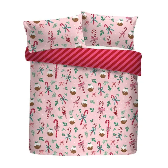 Fusion Festive Fancy Polycotton Duvet Cover & Pillowcase Set 4