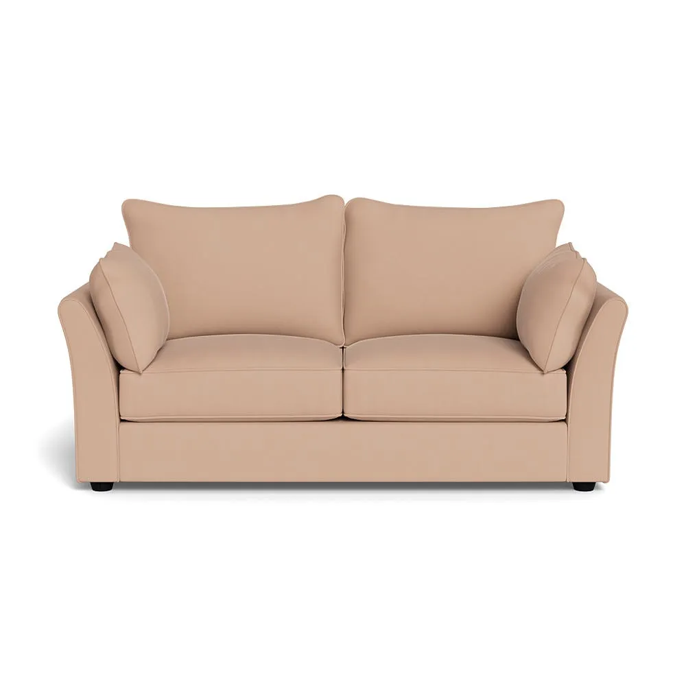 Heal's Tailor 3 Seater Sofa Capelo Linen-Cotton Rosedale Black Feet 1