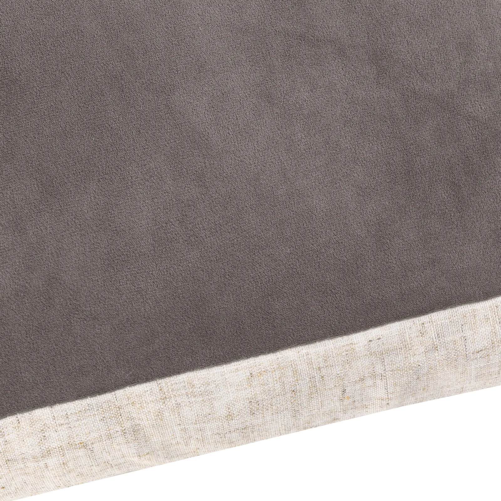 Yard Auden Matte Velvet Cushion in Taupe 5