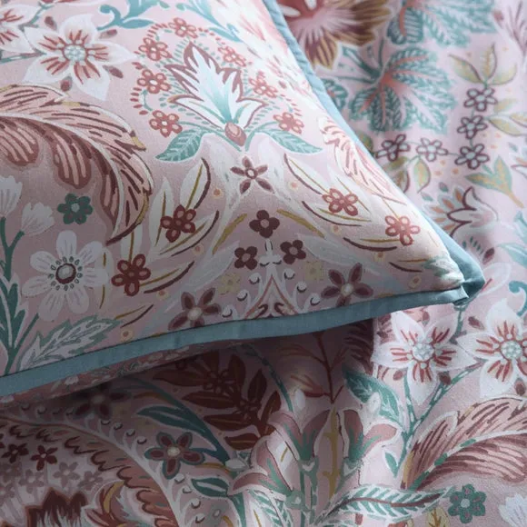 Appletree Floral Damask 100% Cotton Duvet Cover & Pillowcase Set 3