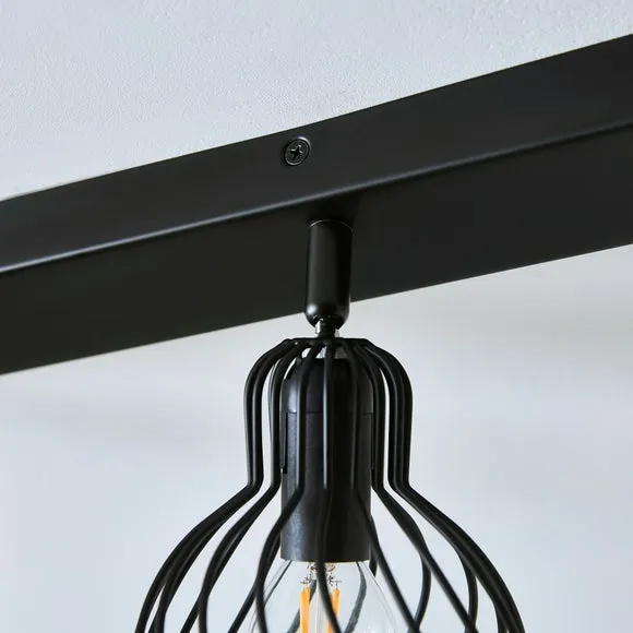 Austin Industrial 4 Light Adjustable Spotlight Bar 3