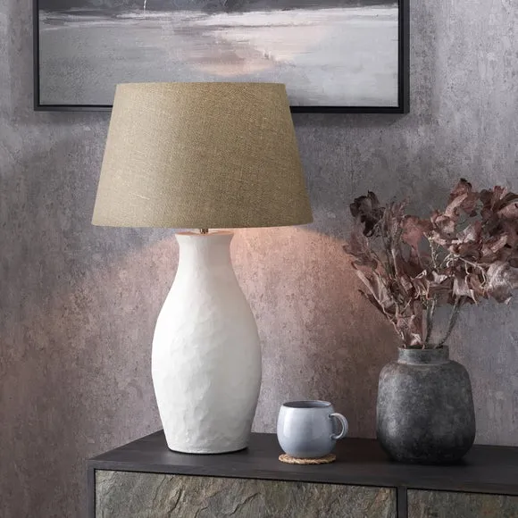 Pacific Lifestyle Eirene Textured Milos Table Lamp