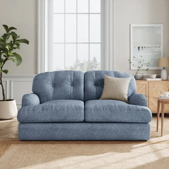 Martha 2 Seater Double Sofa Bed, Slub Faux Linen 5