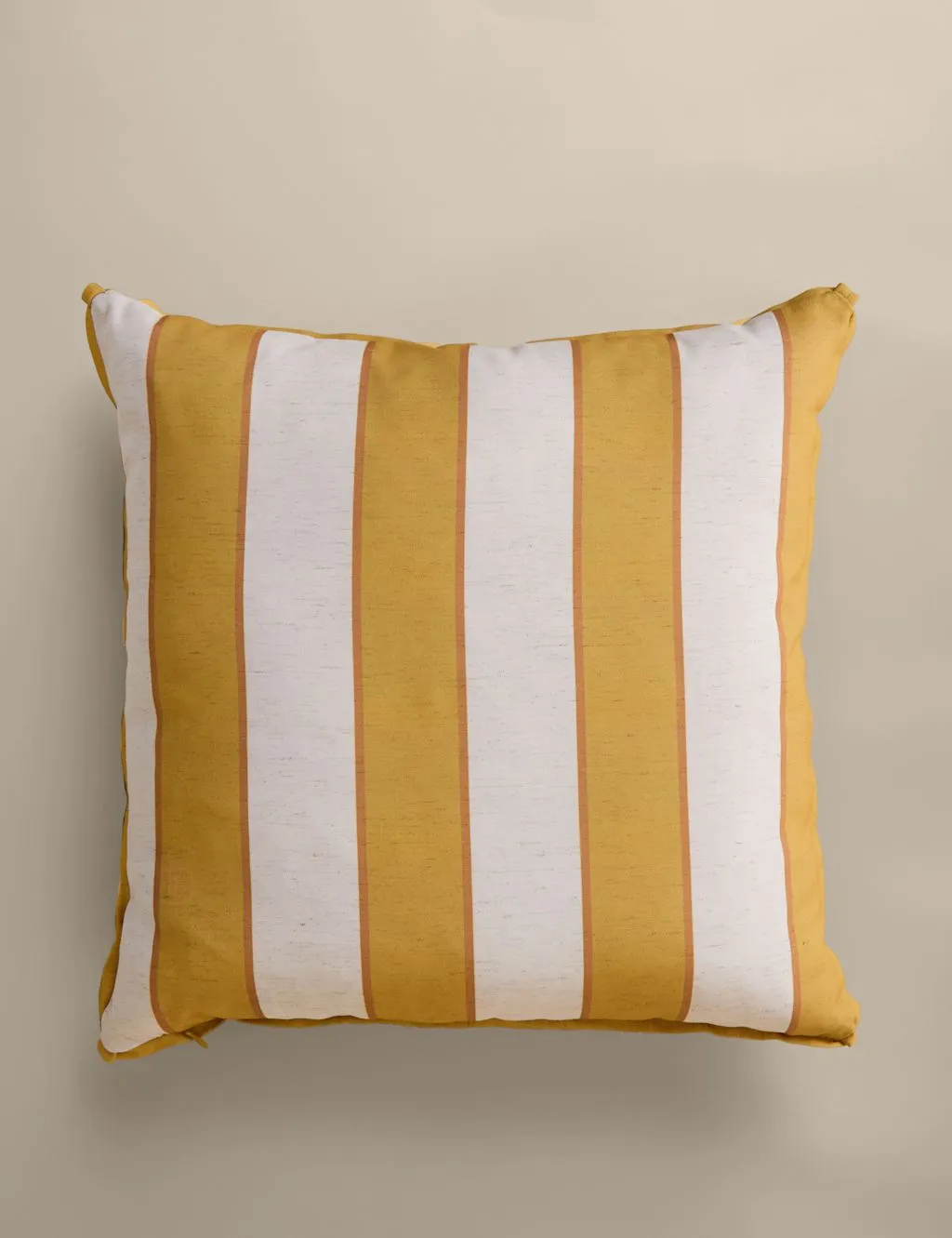 M&S Set of 2 Striped Outdoor Cushions Yellow Mix