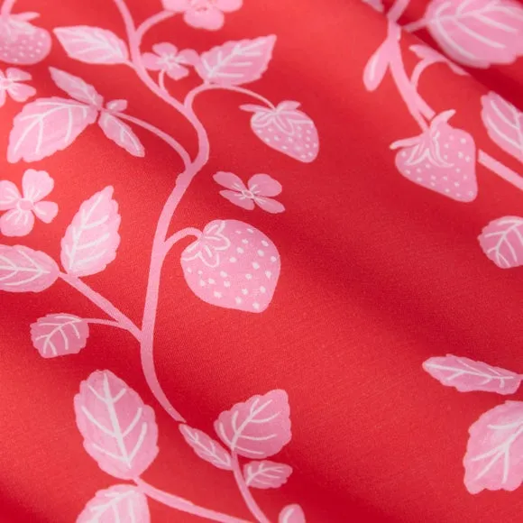 Strawberry Patch Frill Quilt Cover and Pillowcase Set 5