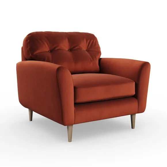 Sven Opulent Velvet Snuggle Chair 6