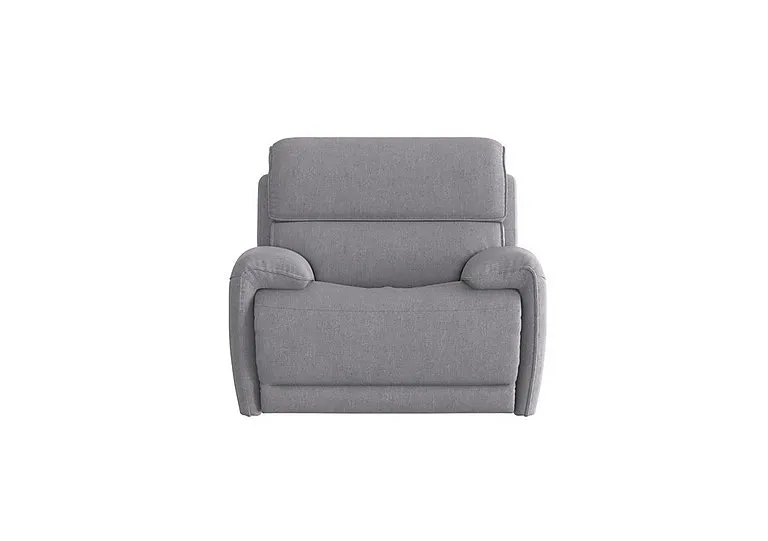 Link Fabric Power Recliner Armchair with Power Headrests - R27 Pewter