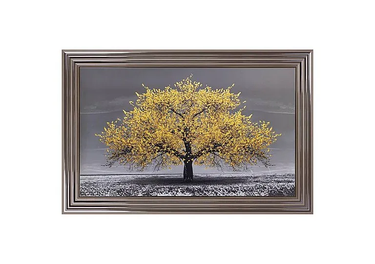 Yellow Cherry Tree Framed Picture