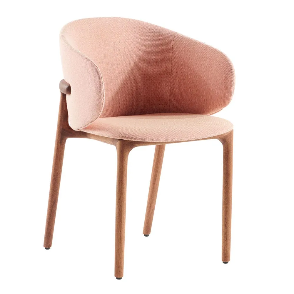 Artisan Mela Dining Chair Walnut Steelcut Trio 515 2