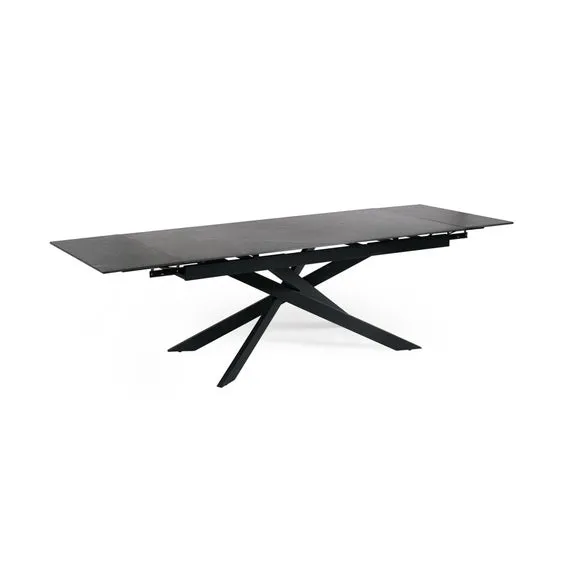 Osaka 4-6 Seater Extendable Dining Table, Marble Effect 3