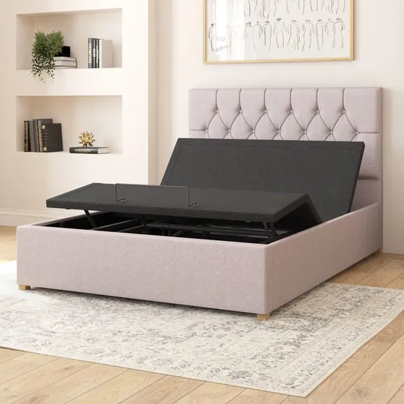 Olivier Eire Linen Adjustable Bed 4