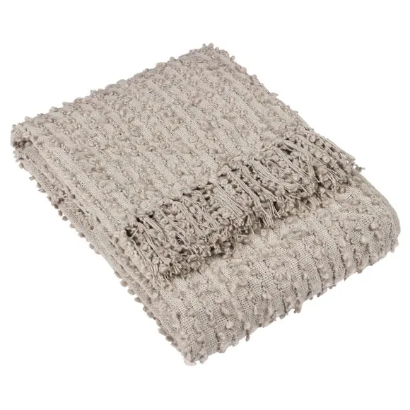 Höem Arvo Boucle Yarn Throw Feather 3