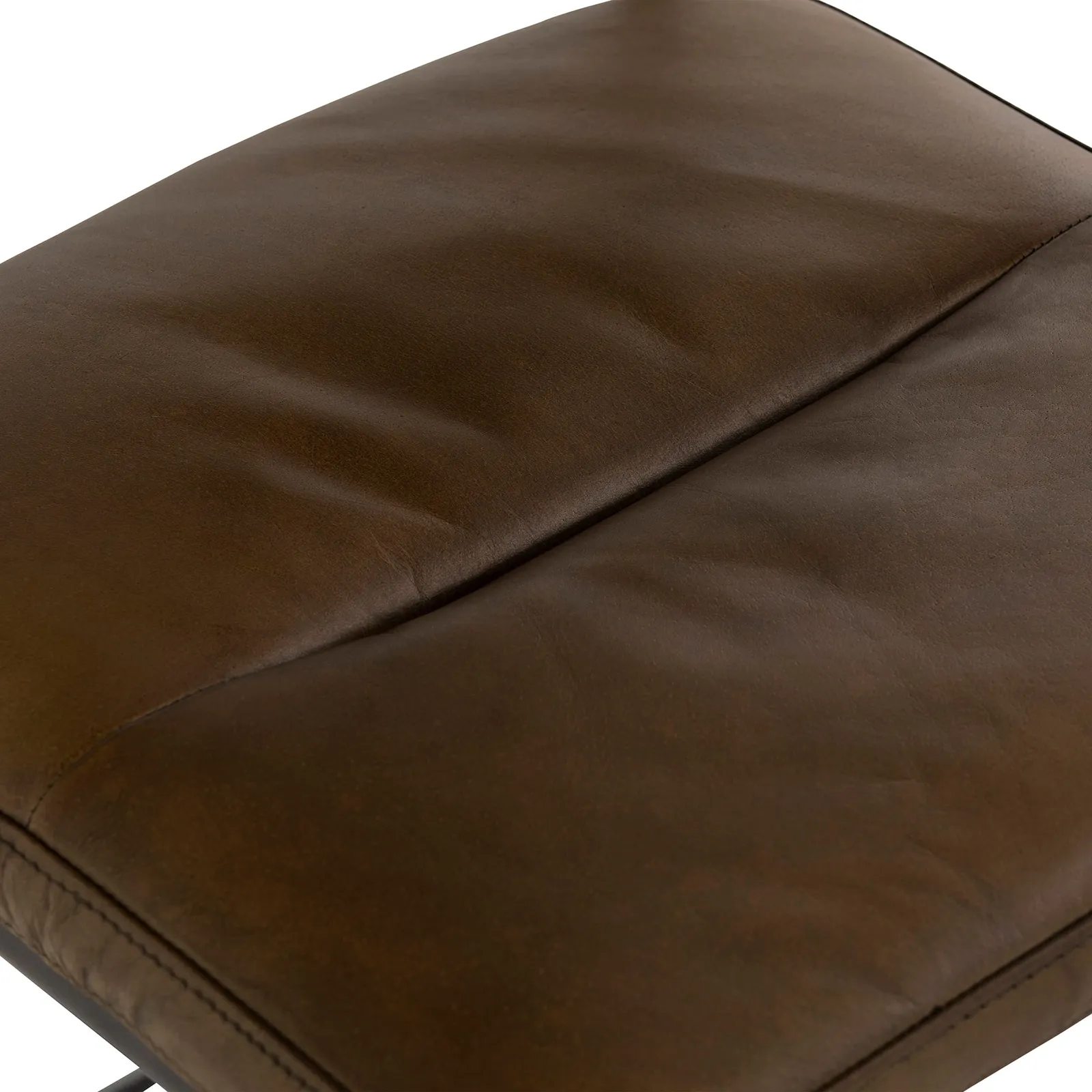 Pure Furniture Byron Round Tube Dining Chair-R, Brown Leather | Barker & Stonehouse 5