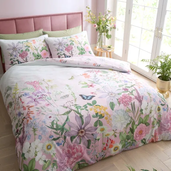 RHS x Catherine Lansfield Enchanted Butterfly Garden Duvet Cover & Pillowcase Set 6