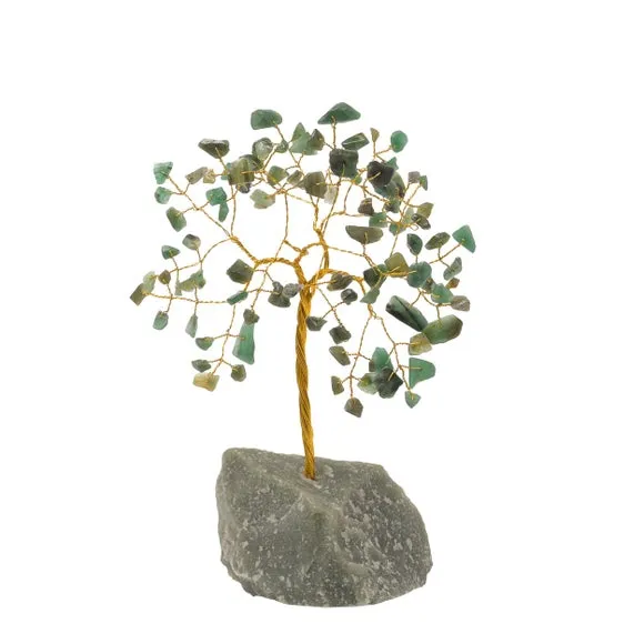 Serenity Luck Green Adventurine Gemstone Tree 3