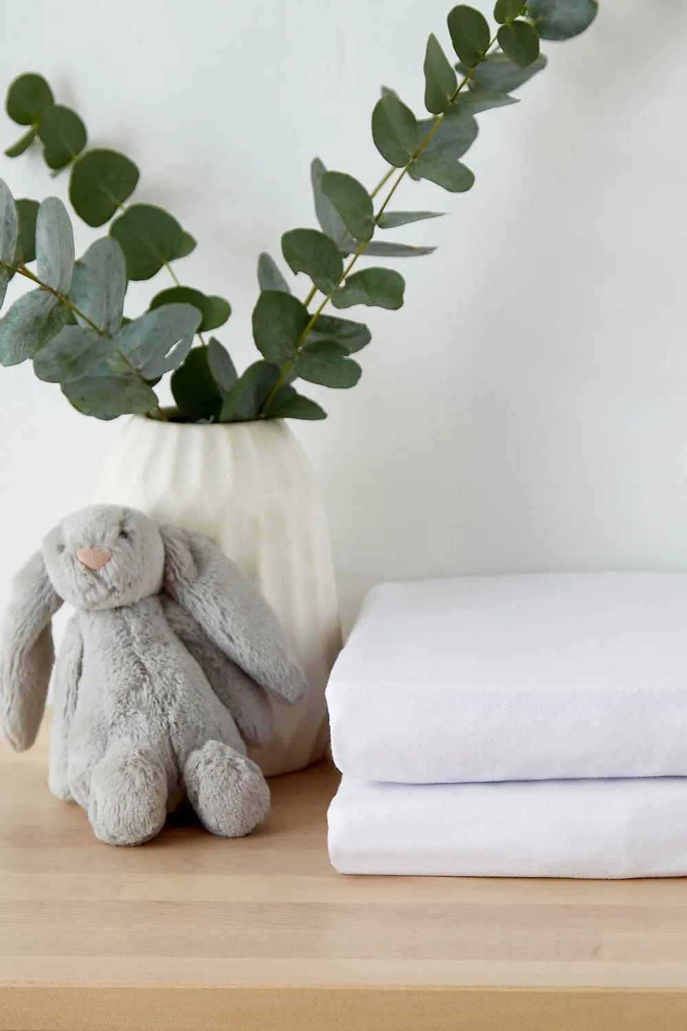 Martex Baby 'Fitted Sheet Twin Pack' in White