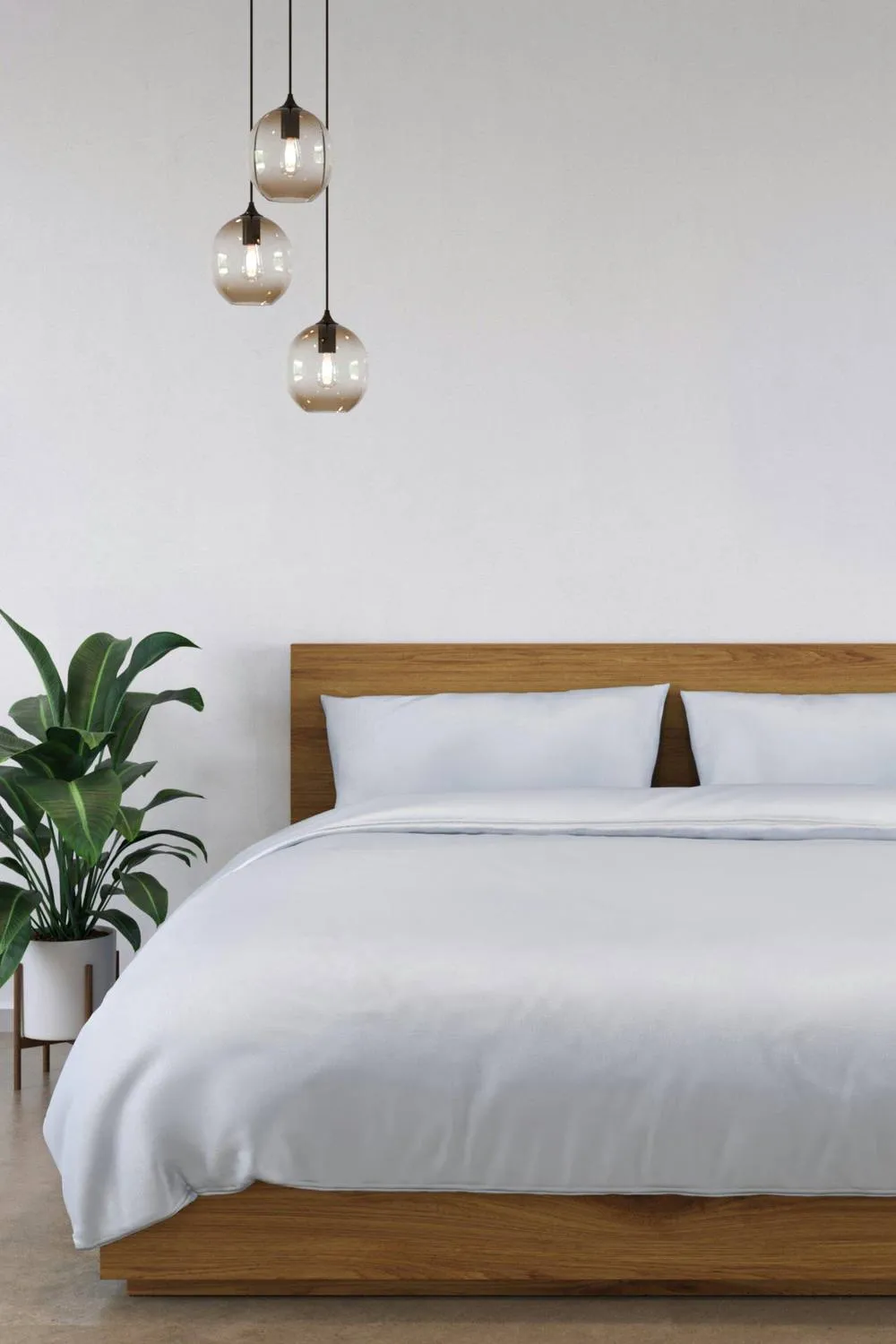 Panda London Panda 100% Bamboo Flat Sheet in White 3