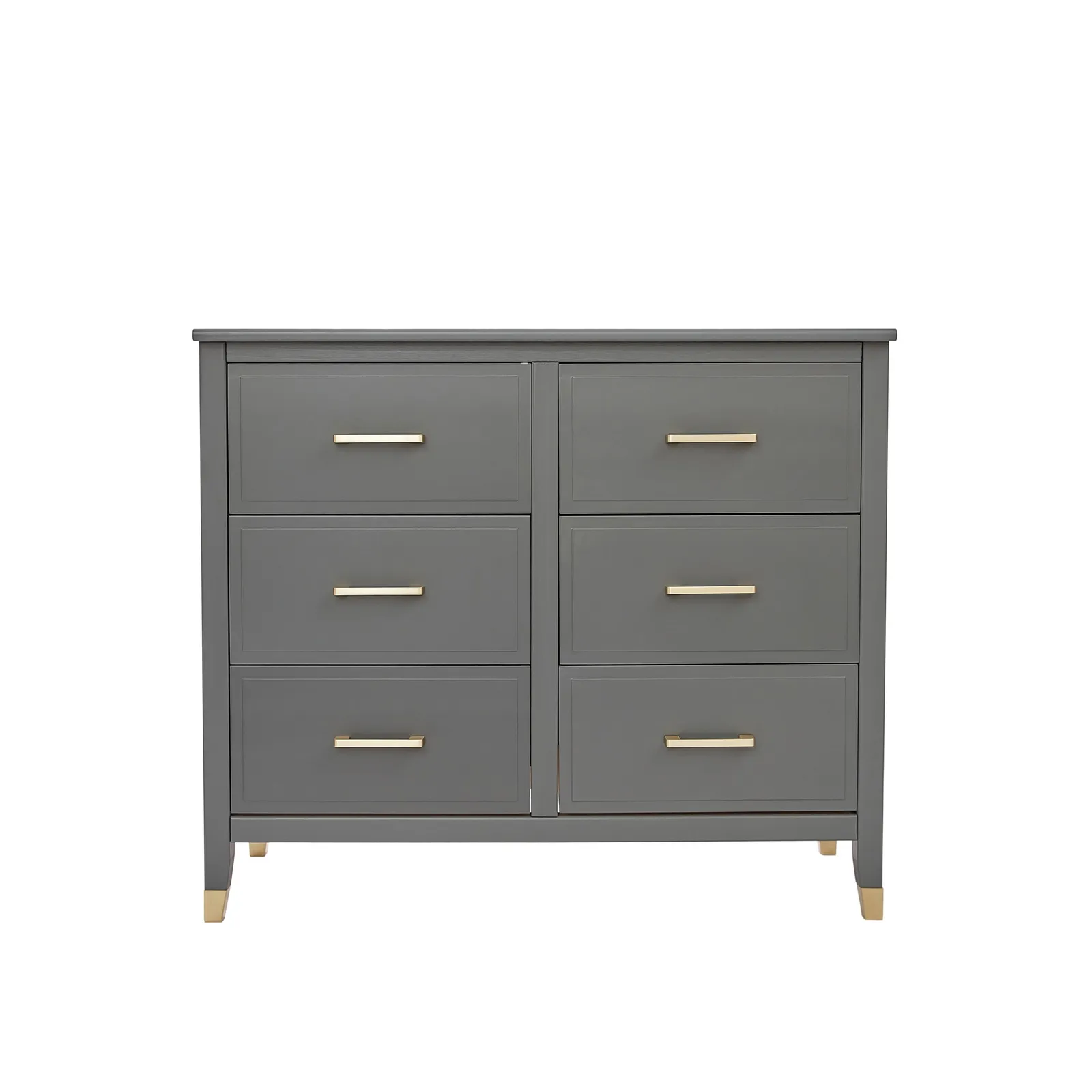 Cabinet Bits Palazzi 6 Drawer Chest of Drawers in Grey 2