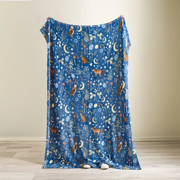 Catherine Lansfield Enchanted Twilight Throw Blanket 130cm x 170cm 3