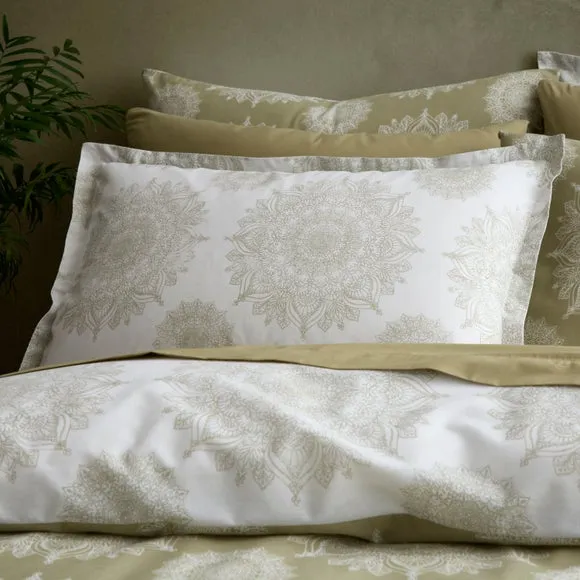 Zahara Mandala Polycotton Oxford Pillowcase