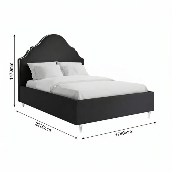 Quince Velvet Bed Frame 4