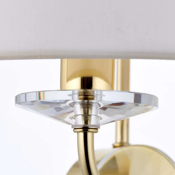 Vogue Katarina Crystal 2 Light Wall Light 3