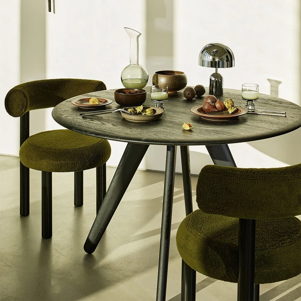 Tom Dixon Slab Round Table 120cm Solid Oak Natural 4
