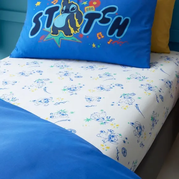 Disney Unleash Stitch Fitted Sheet